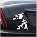 Produktbild wandaufkleber Don'T Touch My Car Stickers Kawaii Mann Bit Dekoration Auto Aufkleber Vinyltapete Z441