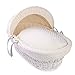 Luxury British Made Soft Cream Dimple Moses Basket Replacement Cover