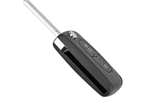 SALPIE Guscio scocca chiave auto di ricambio compatibile con Citroën: C2 dal 2006-2010 C3 2006 Berlingo 2008 Peugeot: 407 dal 2004-2008 (2 TASTI VANO BATTERIA, GUSCIO)