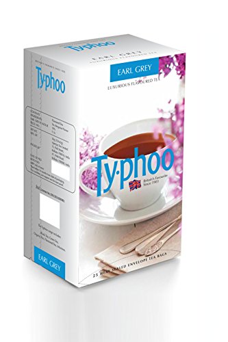 Typhoo Flavoured Earl Grey Tea, 25 Tea Bags RS.156 (20.00% Off) - Amazon