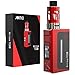 Produktbild JOMO TECH 80W E Zigarette Starter Set Box Mod kit, 0.5ohm/2.0ml 510-Gewinde Verdampfer kopf Tank, TC (Temperaturregelung) Regelbare Watt OLED E Shisha Nichtraucher Ohne liquid Ohne Nikotin - Rot