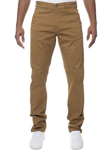 Ze Enzo Mens Enzo Designer Fashion Chinos Stretch Skinny Slim