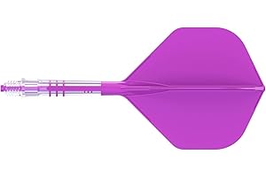 CUESOUL ROST T19 Asta e Aletta per Freccette Integrate in Carbonio, Forma Standard Grande, Set da 3