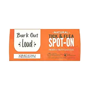 Bark Out Loud, Vivaldis ? 100% Natural Spot On | Preventive Treatment Against Fleas & Ticks | Enriched with 11 Essential Oils | Gentle on Skin, ensures Healthy Coat Dogs & Cats 1.5/3/ 5ml (5 ml)