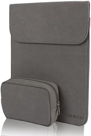 CHORTAU Drop-proof Vertical Style Laptop Sleeve for 13.3 inch MacBook Air / MacBook Pro Retina Late 360° Protective Laptop Bag Light Gray
