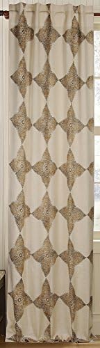 Parliament Collection Astounding Jute Lined Drape, 50 by 96-Inch, Wheatish