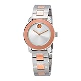 Movado donna bicolore con cinturino e cassa in acciaio svizzero al quarzo 3600464