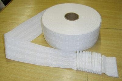 Great Value White 3” Pencil Pleat Heading Tape 2 Metres
