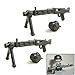 Produktbild 2X MG 42 Maschinengewehr mit Zweibein DR WW2 - Custom Soldaten Waffen für Lego Figuren
