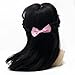 Neverland Beauty Mini 10" 80% Real Hair Medium Brown Hair Hairdressing Equipment Styling Head Mannequin Training Head Tools Braiding Cutting for Kids Styling Doll UK Stock