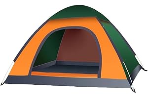Digead Tente de Campagne Familiale Pop-Up 2-3 Personnes, Instantanée Automatique avec Porte Zippée - Abri pour Plage, Jardin, Pêche