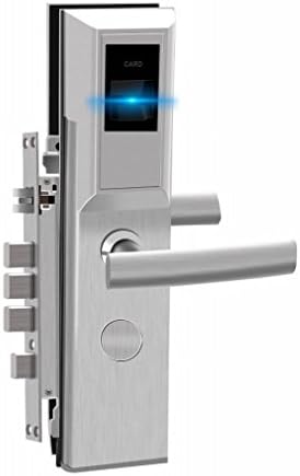 S Cerradura Stainless Steel Electronic Villa Door Lock Smart Home Fingerprint Lock Security Lock Security Door Fingerprint Lock,B