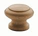 Produktbild 4 x Solid stained pine 35mm knobs a real wood cupboard cabinet handle by Swish. by Swish