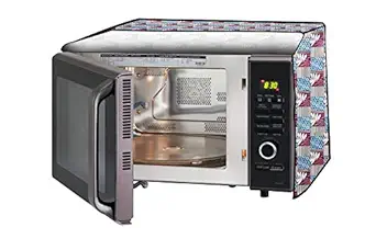 Stylista Microwave Oven Cover for Borosil Prima 25 Liter 1500 Watt Convection Oven Toaster Griller (OTG) Surface Pattern Grey