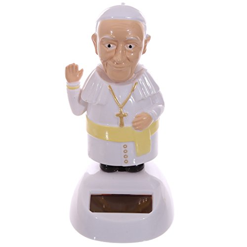 Solar Wackelfigur Papst Franziskus