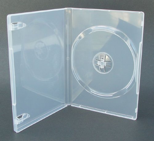 Preisvergleich Produktbild DVD Hülle 7mm Einzelhülle Klar Transparent Durchsichtig 100er Packung