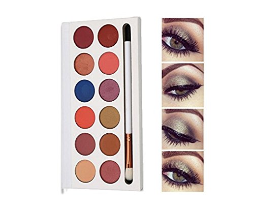 VWH 12 Farben Lidschatten Palette Makeup Eyeshadow Kosmetik Profi-Augenpalette - 4