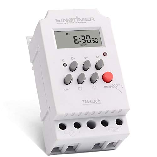 Interruttore Timer Digitale LCD, Programmabile, CN101A DC 12v Display Lcd Controllo Rele Timer Settimanale Digitale Lcd Con Copertura Impermeabile Bianca 88949763 - 3