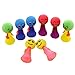 Produktbild TOYANDONA Bounce Spielzeug Fly Jump Elf Baby Lernspielzeug 3x6cm 24 Stück (Zufällige Farbe und Muster)