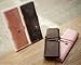 Vintage Roll Leather Cosmetic Brush Pen Case Organizer Pouch Bag (Pink)