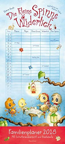 Die kleine Spinne Widerlich - Familienplaner 2018