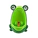 Vktech Stylish PP Frog Children Stand Vertical Urinal Wall-Mounted Urine Groove (Green)