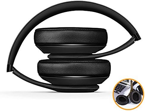 Efanty Replacement Ear Cushion Pads, 2 Pcs Foam Ear Pad for Headphone Black