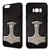 Produktbild Handyhülle Eisernes Kreuz Mjöllnir für iPhone Apple Silikon Hülle Thor Hammer Rocker Walhalla Odin, Kompatibel mit Handy:Apple iPhone 7 Plus, Hüllendesign:Design 3 | Silikon Schwarz