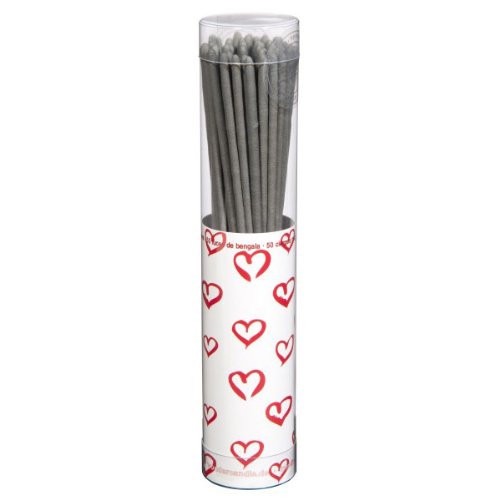 Wunderkerzen, 50 St. – Wunderkerzen in Verpackung mit Herzmotiv perfekt zur Hochzeit, Valentinstag oder Geburtstage - 2