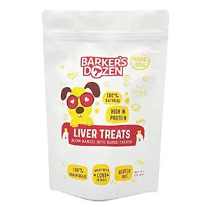 Barker's Dozen Pet Bakery Dog Biscuits, Chicken Liver Treats (250G, All Life Stages, Dry)