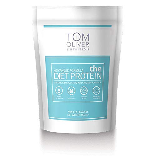 Tom Oliver Nutrition The Diet Protein - Diet Whey Protein Powder 907g (Vanilla)