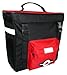Produktbild Amaro ,Fahrrad-Gepäcktasche, 7014, schwarz - rot, 33x31x16 cm