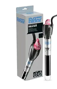 Hydor 100 W Submersible Aquarium Heaters (Black and Grey)