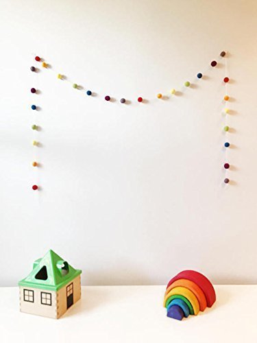 felt garland nursery