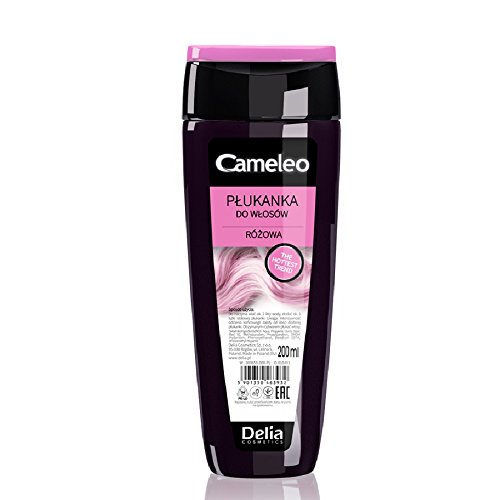 DELIA CAMELEO COLOUR HAIR RINSE PINK 0% Yellowing Effect 200ml