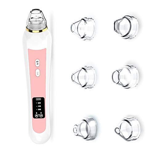 Blackhead Vacuum, AsperX 5.0 Megapixels Visible Blackhead Remover Facial Pore Vacuum, 20X Microscope Blackhead Suction Tool, Rechargeable Suction Facial Pore Cleaner with 6 Replaceable Tips(Upgraded)