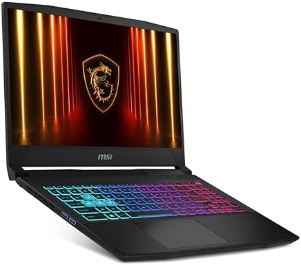 msi Katana 15 HX B14WFK-495IT, Notebook Gaming 15.6" FHD 144Hz, Intel Core i9-14900HX, Nvidia RTX 5060 8GB GDDR7, 1TB SSD PCIe4, 16GB RAM DDR5, WiFi 6E, Win 11 Home [Layout e garanzia ITA]