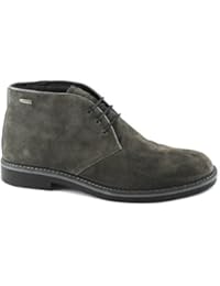 IGI&Co Zapatos de Antracita 86803 de Los Hombres del Ante de Los Botines de Encaje de Gore-Tex