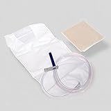 IRRIGATOR - 1,5 L Behälter - Irrigatorset für Darmspülung zum Einmalgebrauch - Einhandventil, vorgeschmierte Spitze, mit Schutzkappe und Klemmbefestigung┇inkl. Unterlage & Feuchttuch