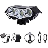 1 x 8,4 V Batterie (inkl. 4 Stück Batterie 18650) Langzeit-Netzteil für das Licht Ihres Fahrrads, um Ihre Fahrradtour sicherer und glücklicher zu machen.