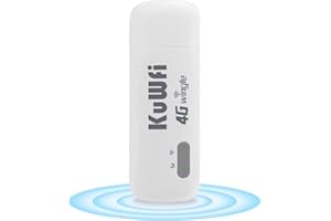 KuWFi LTE Stick LTE 4G Dongle, 150 Mbps USB mobiler WLAN-Dongle entsperrt 4G WiFi Router Netzwerk Hotspot 4G WiFi Router mit SIM-Kartensteckplatz WLAN LTE Modem