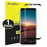 [Para Samsung Galaxy S8 Plus]1-Unidade de película protectora cortada con láser con precisión protegen la superficie de la pantalla táctil de su S8 Plus.