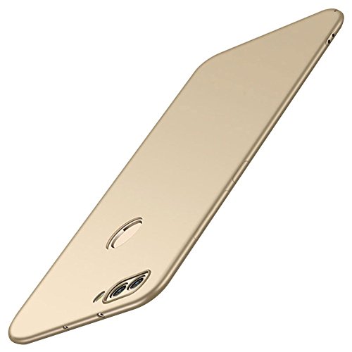 SMTR Huawei P Smart Custodia, Ultra Sottile PC Back Case Protettiva Custodia per Huawei P Smart Smartphone -Oro