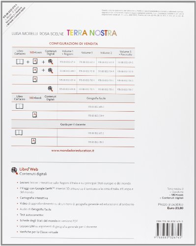Book's Cover of Terra nostra. Per la Scuola media. Con espansione online