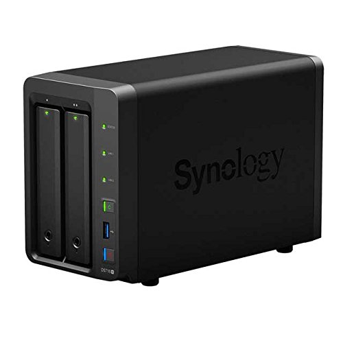 Preisvergleich Produktbild Synology DS716+II Intel 2.24GHz QuadCore 8GB 2-Bay NAS - 12TB Bundle mit 2x6TB WDRed WD60EFRX