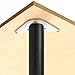 Produktbild Hartleys höhenverstellbare Tischbeine 870-890 mm - Schwarz - ein Paar