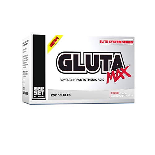 Superset Nutrtition Glutamine Capsule - Gluta Max - 252 caps - Préserve la masse musculaire