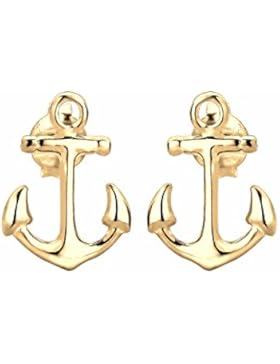 Elli Damen Ohrstecker Anker 925 Sterling Silber 0301392815