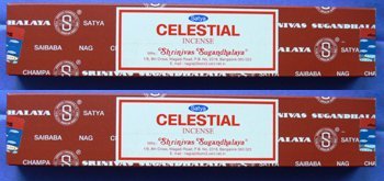 Satya Sai Baba Celestial Incense Sticks 15g 2 Packs *PRICE INC P&P* by Nag Champa