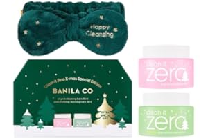 BANILA CO Baume nettoyant Clean it Zero édition spéciale Noël | Démaquillant coréen végétalien, nettoyant visage original et clarifiant les pores | Bandeau gratuit inclus, coffret cadeau